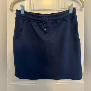 Sundry for Evereve Sunday Navy Blue Drawstring Pull Skirt Size 1 small